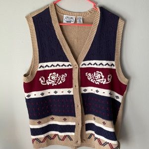 The Villager Sport sweater Vest Size M